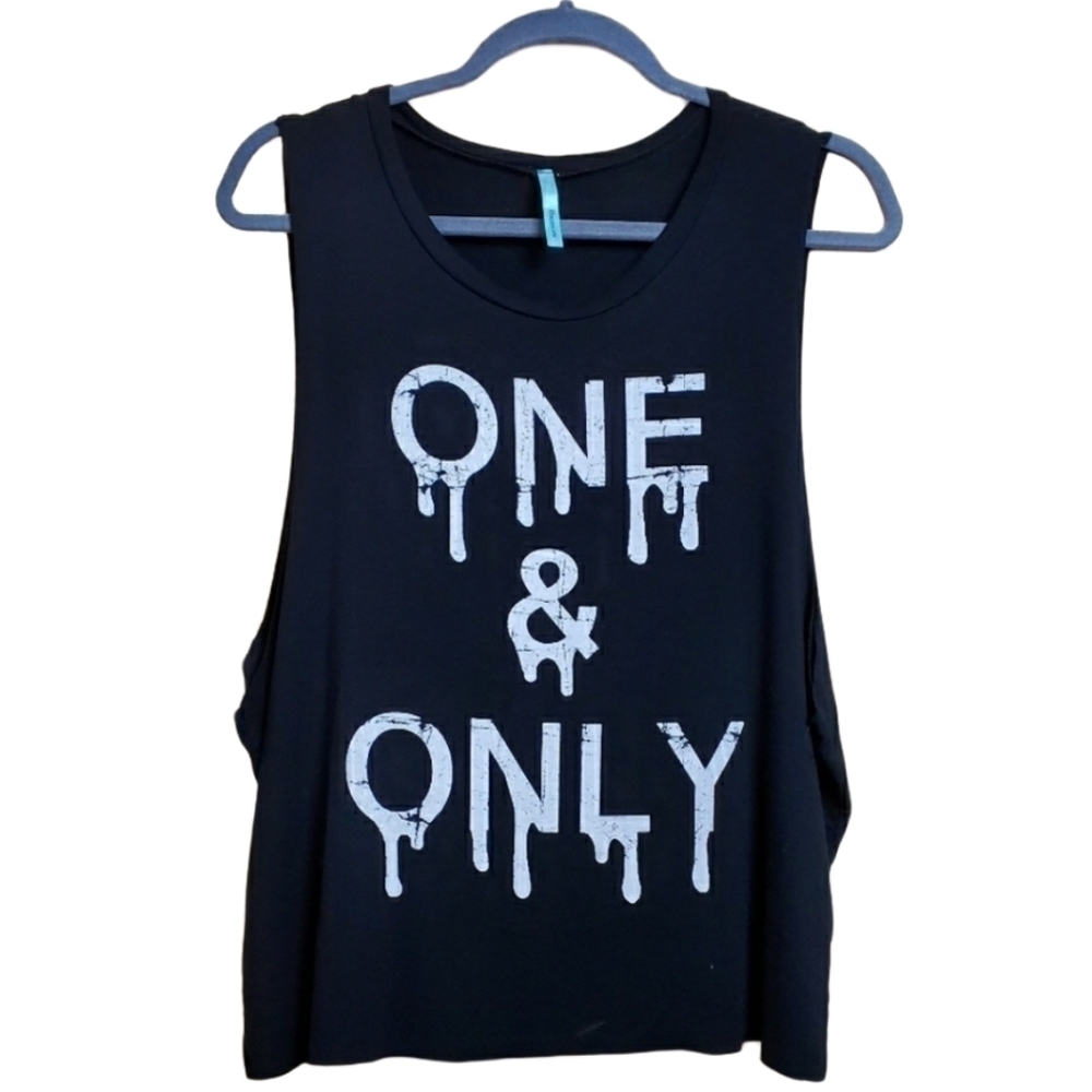 Rhapsodielle sz L One & Only open side raw hem